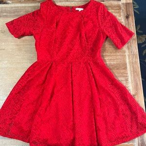 Red homecoming dress
